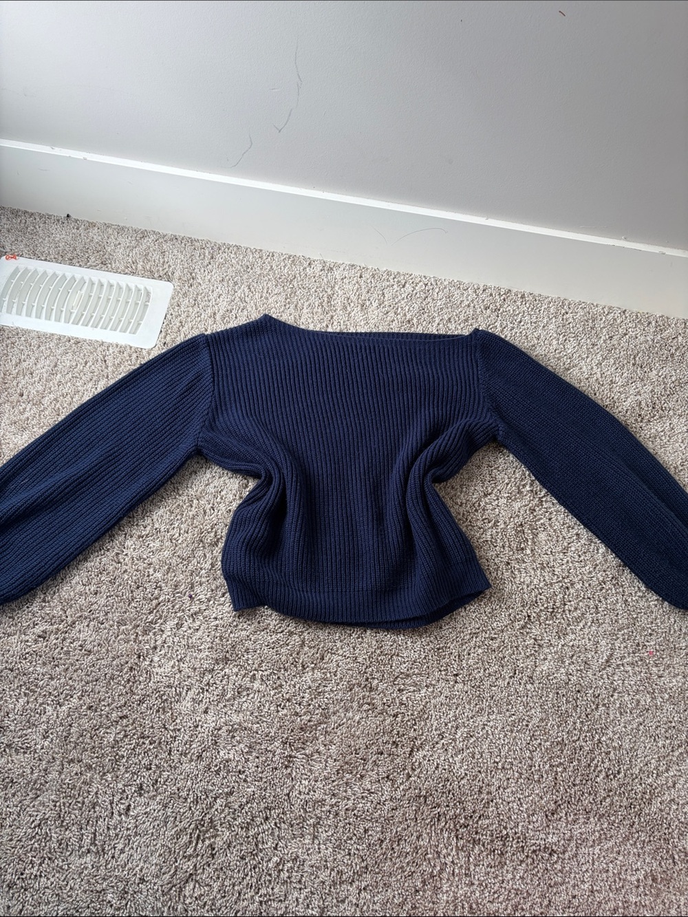Off the shoulder sweater